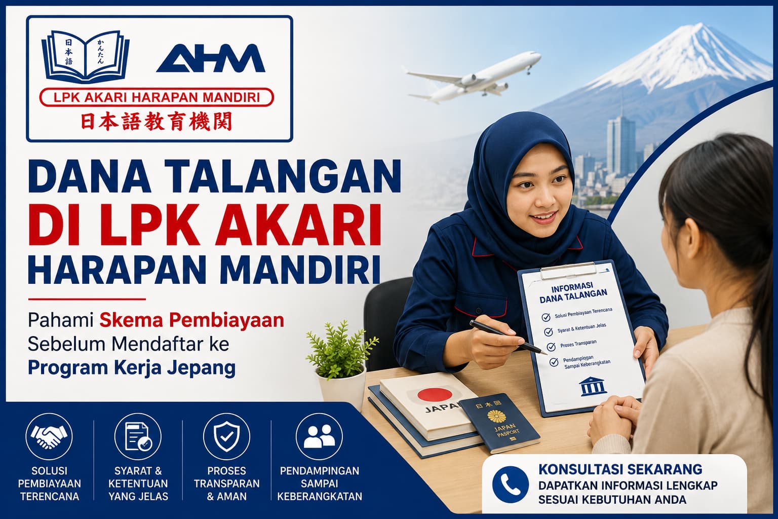 Dana talangan LPK Akari Harapan Mandiri untuk calon siswa program kerja Jepang di Cirebon