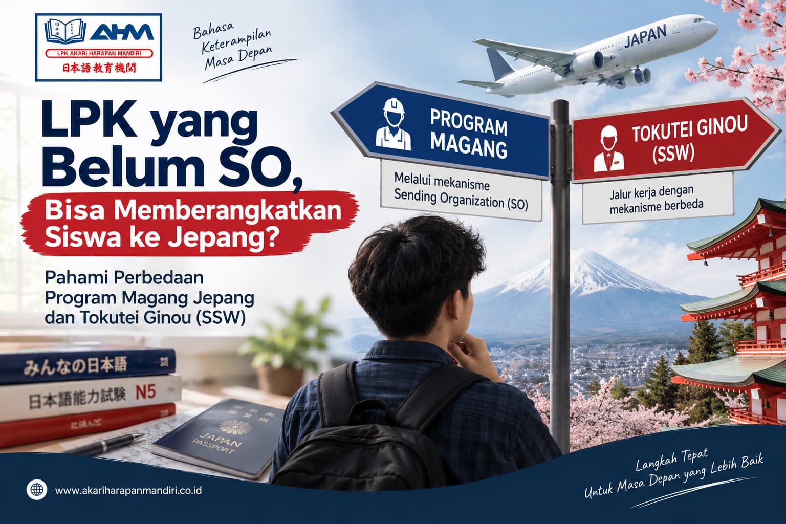 Penjelasan perbedaan LPK, Sending Organization atau SO, Program Magang Jepang dan Tokutei Ginou SSW di Jepang